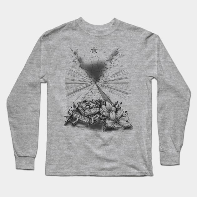 Knowledge Long Sleeve T-Shirt by Courteney Valentine